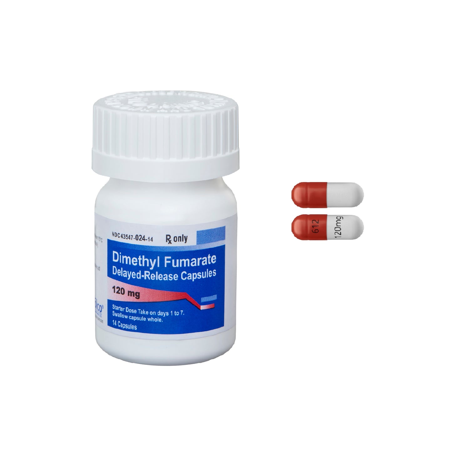 DIMETHYL FUM DR CP 120MG 14