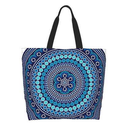 BAG HOLDY TOTE WHTE DOT 16X15X6 250CT DS