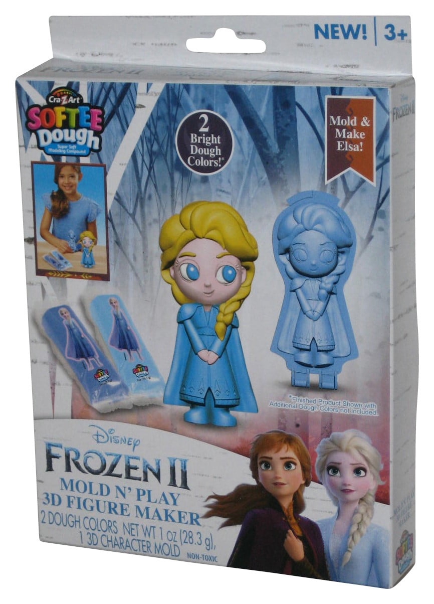 Cra-Z-Art Softee Dough Disney Frozen 2 Mold N' Play Figure Maker Kit