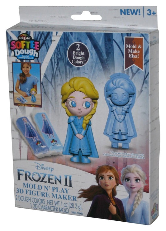Cra-Z-Art Softee Dough Disney Frozen 2 Mold N' Play Figure Maker Kit