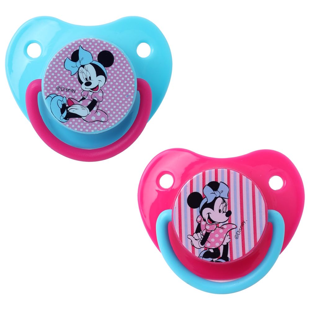 Disney Baby Pacifier Mickey & Minnie 0+M(12in)