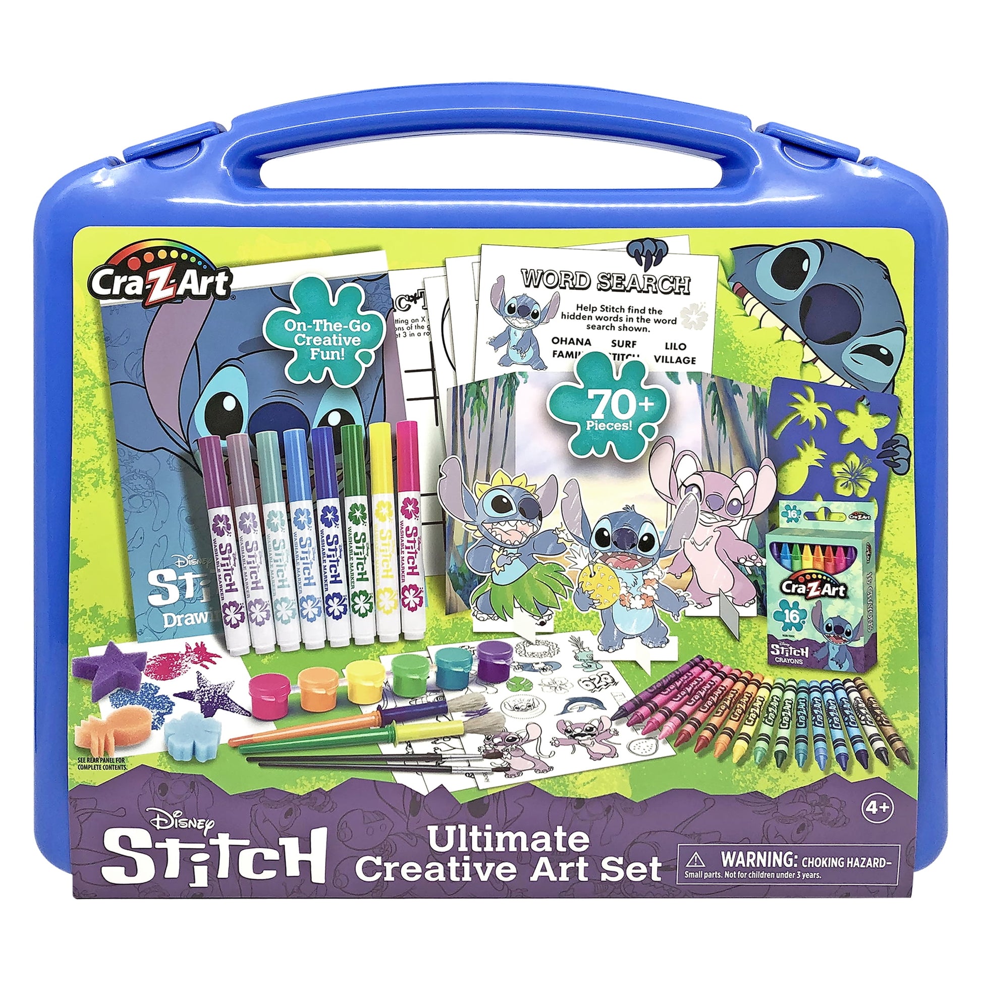 Cra-Z-Art Disney Stitch Ultimate Creative Art Set, 70 count