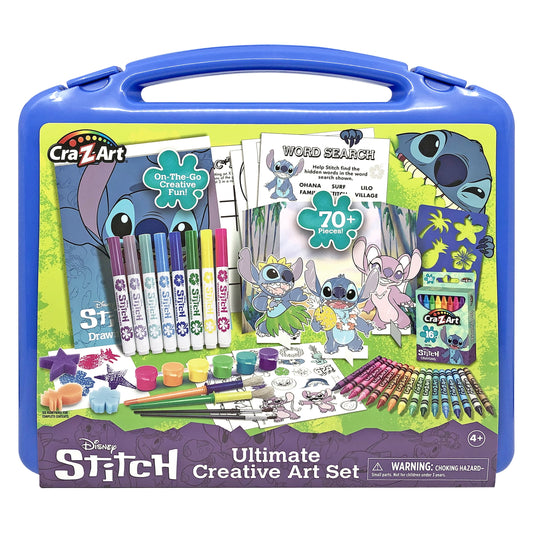 Cra-Z-Art Disney Stitch Ultimate Creative Art Set, 70 count