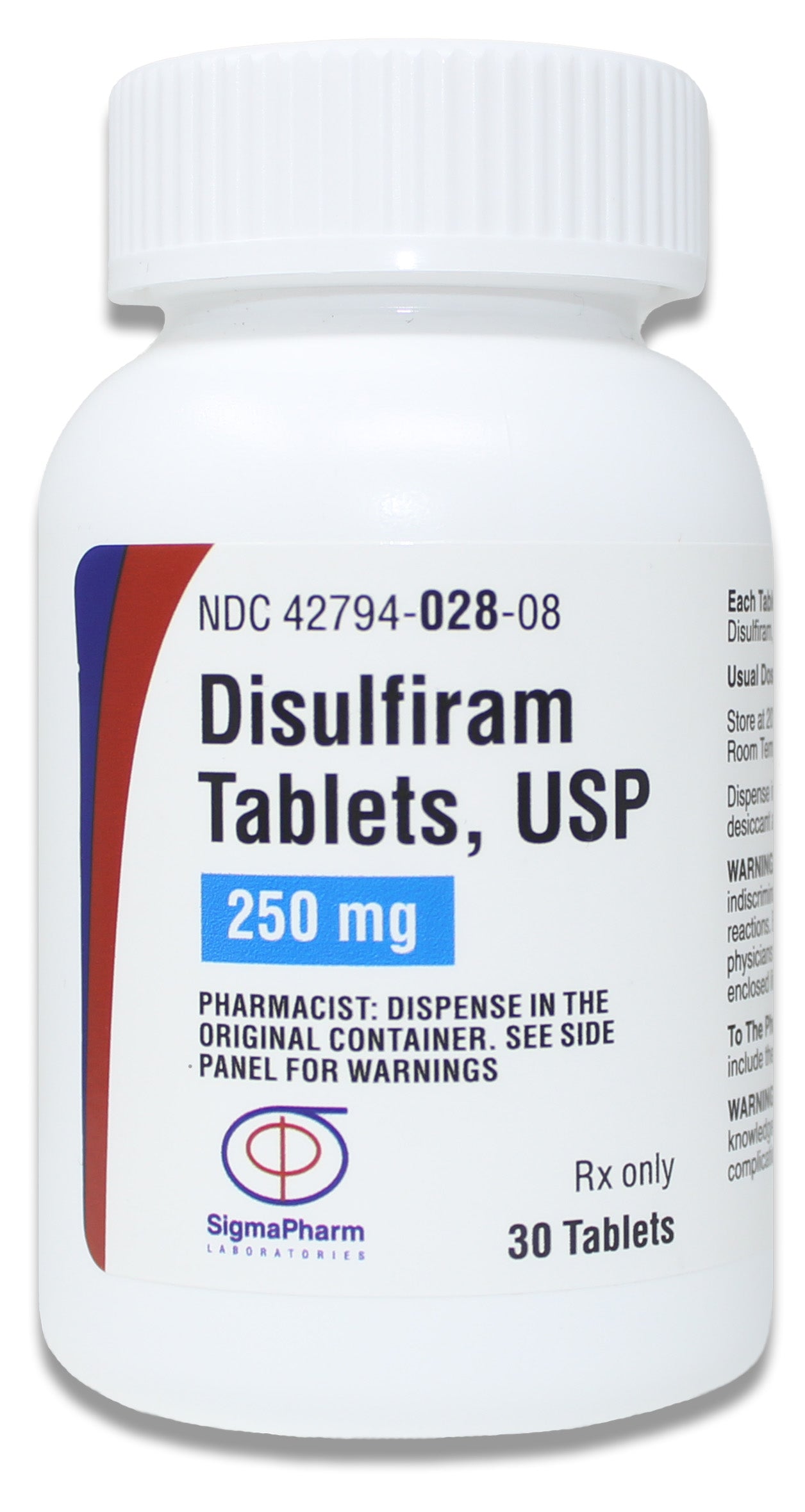 DISULFIRAM TB 250MG 30