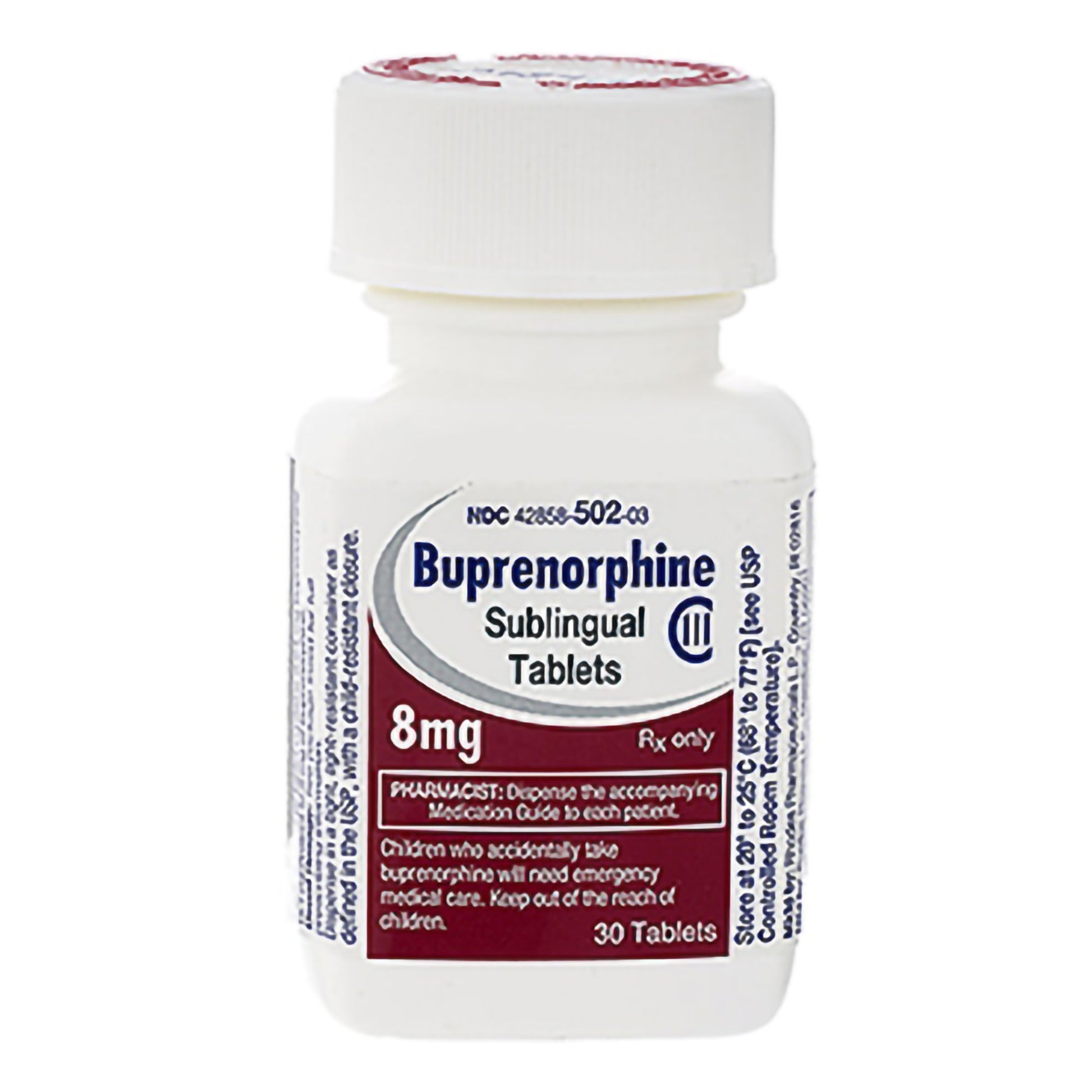 BUPRENORPHINE TB 8MG 30 SL     C3
