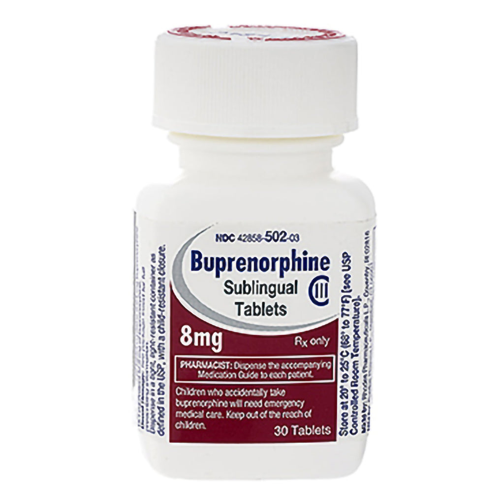 BUPRENORPHINE TB 8MG 30 SL     C3