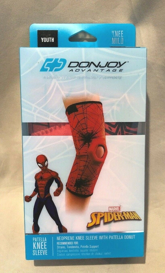 MARVEL PATELLA KNEE SLVE SPIDERMN YTH DS