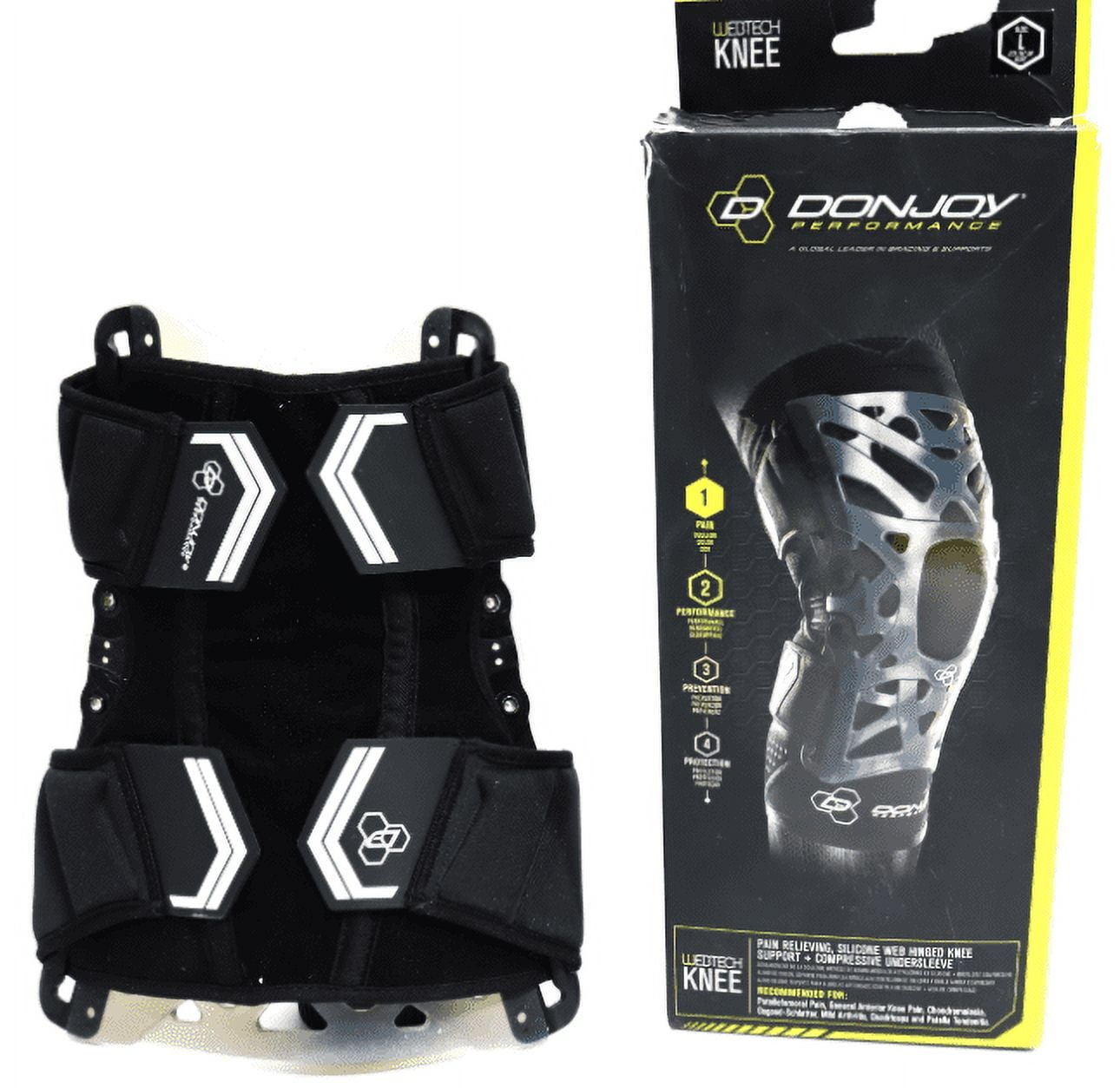 KNEE WEBTECH LITE SILICONE WEB SLV LG DS