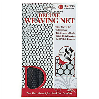 DONNA DELUX WEAVING NET BLACK
