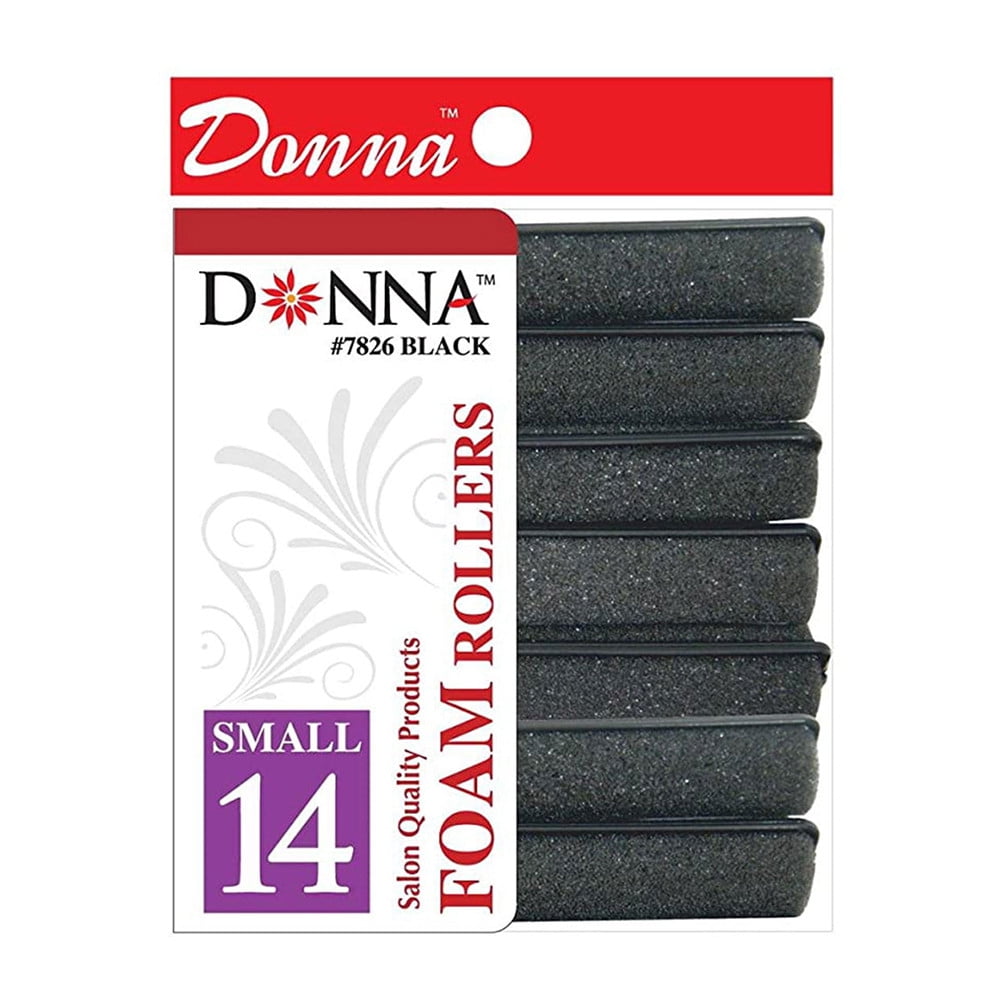 DONNA FOAM ROLLERS MEDIUM BLACK