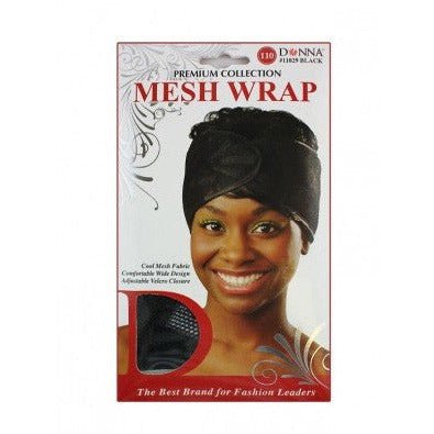 DONNA SATIN & MESH WRAP     2PK
