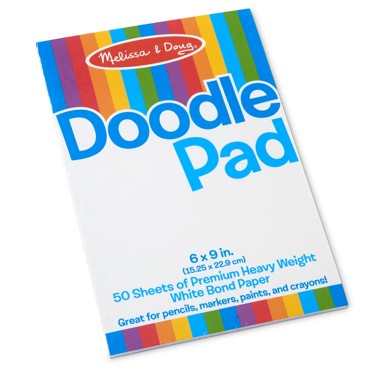 PRANG Doodle Paper Pad, 80 Sheets - White, 9" x 12"