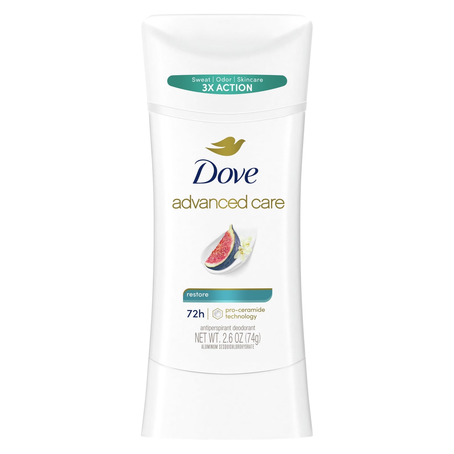 DOVE ADV CARE ST11.4% 74GM SHRFRS