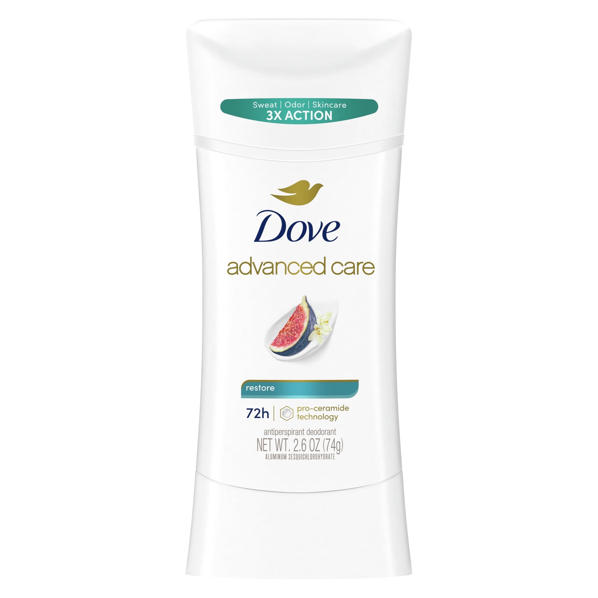 DOVE ADV CARE ST11.4% 74GM SHRFRS