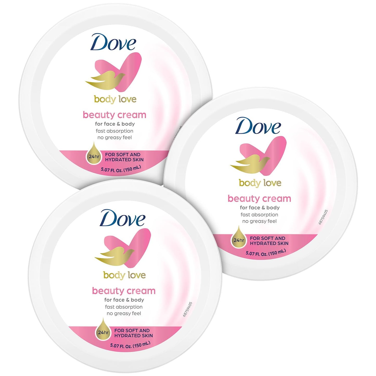 BABY DOVE LQ 8OZ BODY CREAM