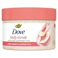 DOVE BODY SCRUB WHITE PEACH 15Z
