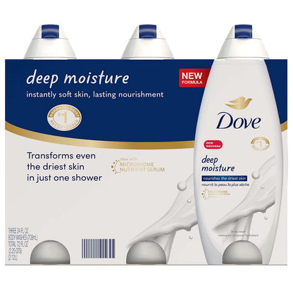 Dove Deep Moisture Body Wash, 3 oz