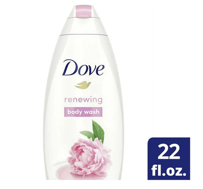 DOVE BODY WASH PEONY & ROSE 20Z