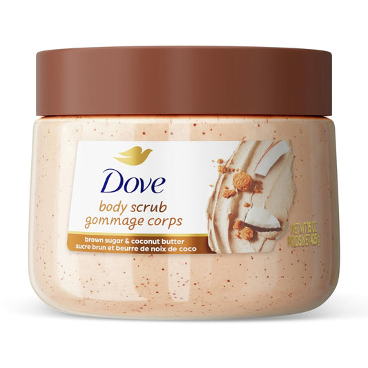 DOVE BODY SCRUB BRWN SUGAR  15Z