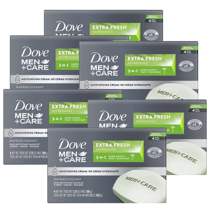 DOVE MEN+CARE 3IN1 EX FRESH BAR 2X3.75OZ