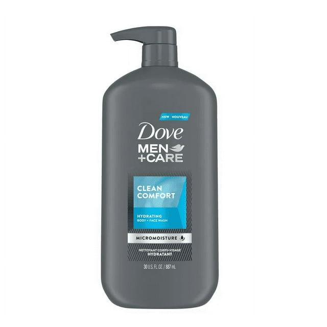 Dove Men + Care Body and Face Wash - Clean Comfort, 3 oz