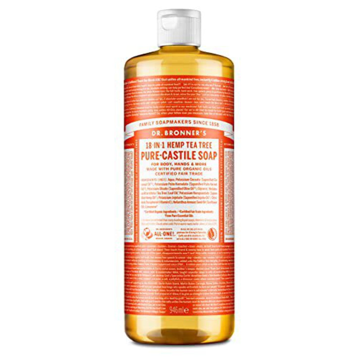 DR. BRONNER'S BAR SOAP,OG3,LAVNDR,HEMP