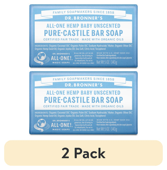 DR. BRONNER'S BAR SOAP,OG3,BABY,UNSCNTD