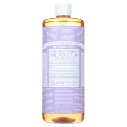 DR. BRONNER'S Magic Pure Castile Liquid Soap - Lavender, 2 oz