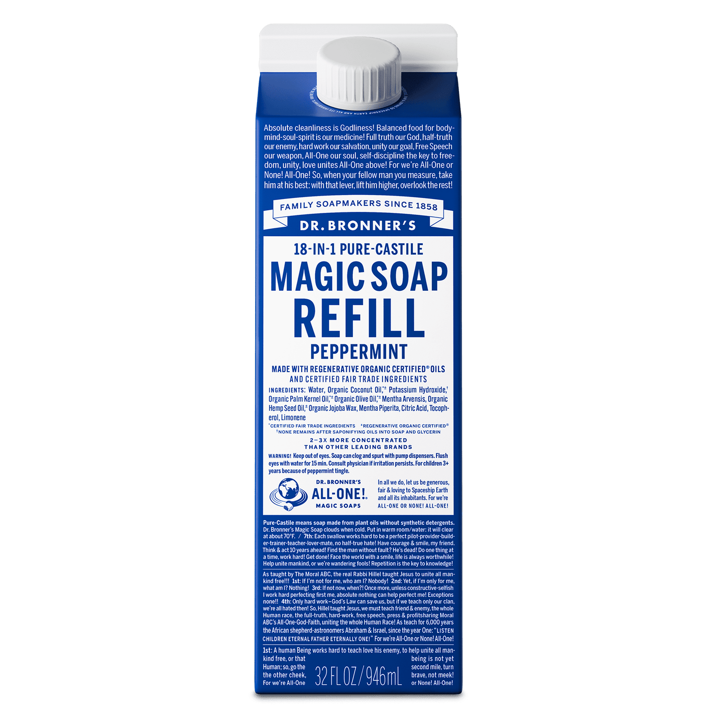 DR. BRONNER'S BDY SOAP,OG2,SHIKA,LMNGRS
