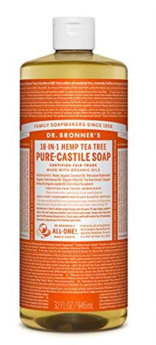 DR. BRONNER'S CASTLE LQ SP,OG3 TEA TREE