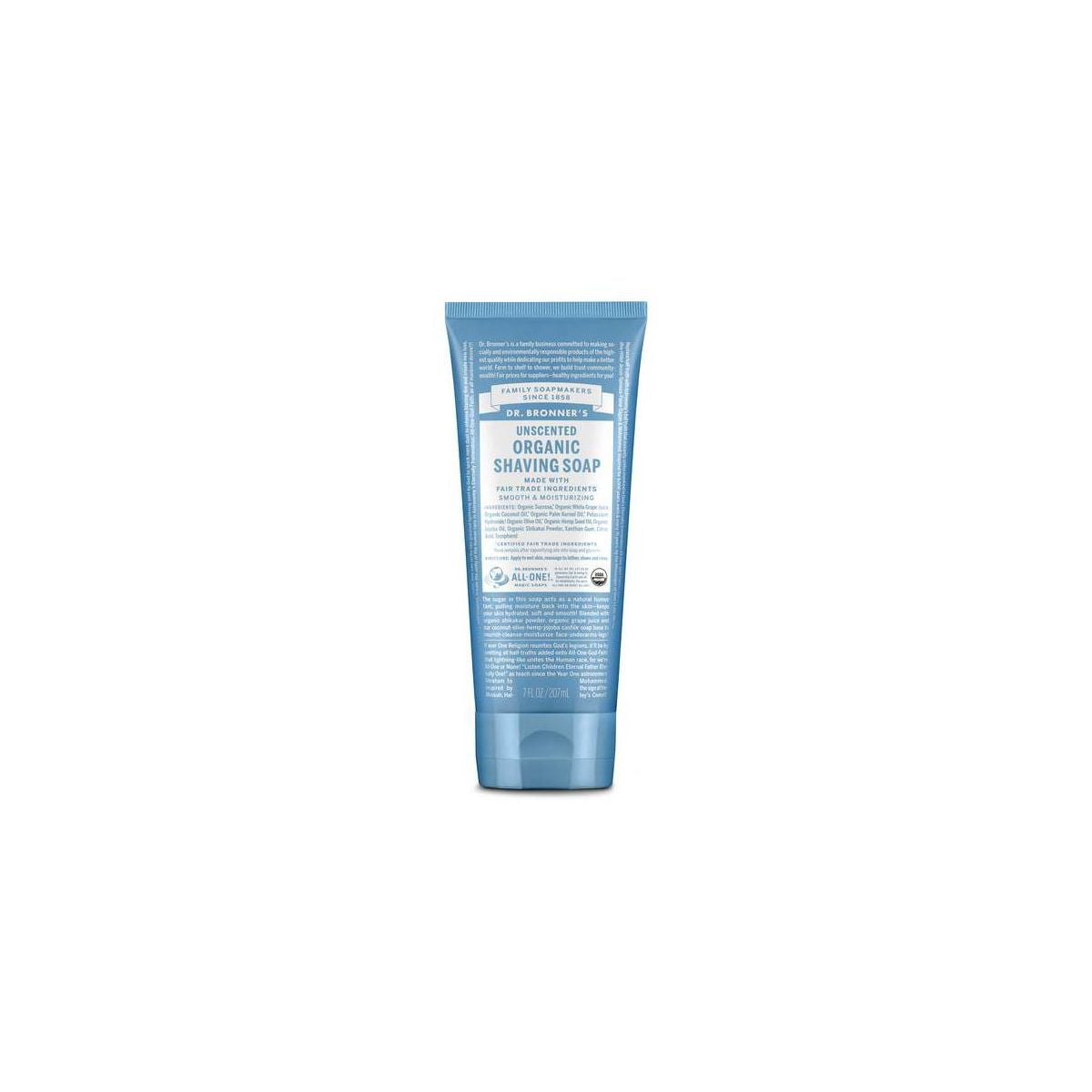 DR. BRONNER'S SHAVE GEL,OG2,BABY UNSCTD