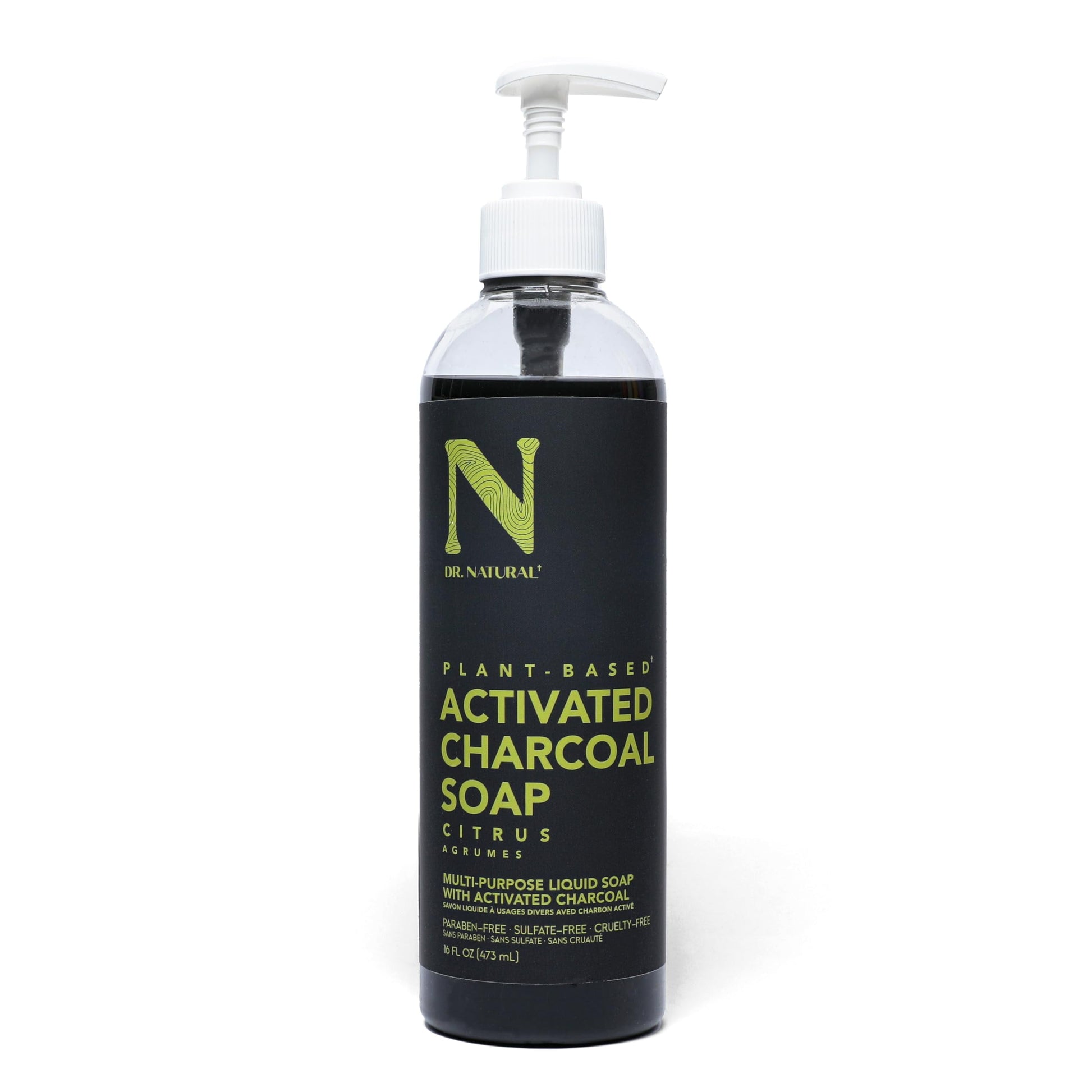 DR NATURAL CHARCOAL S0AP LQ  32OZ