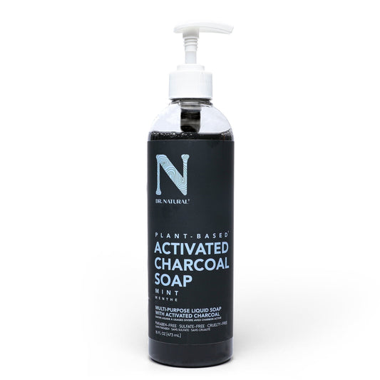 DR NATURAL CHARCOAL S0AP LQ  32OZ