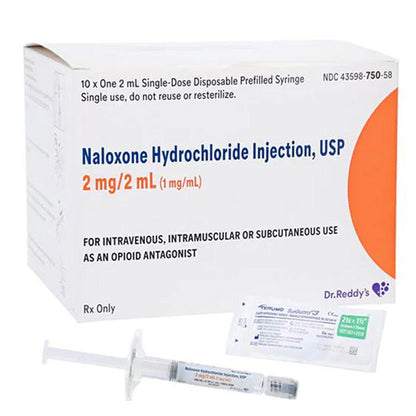 NALOXONE HCL 4 MG SPY 2X0.1 ML