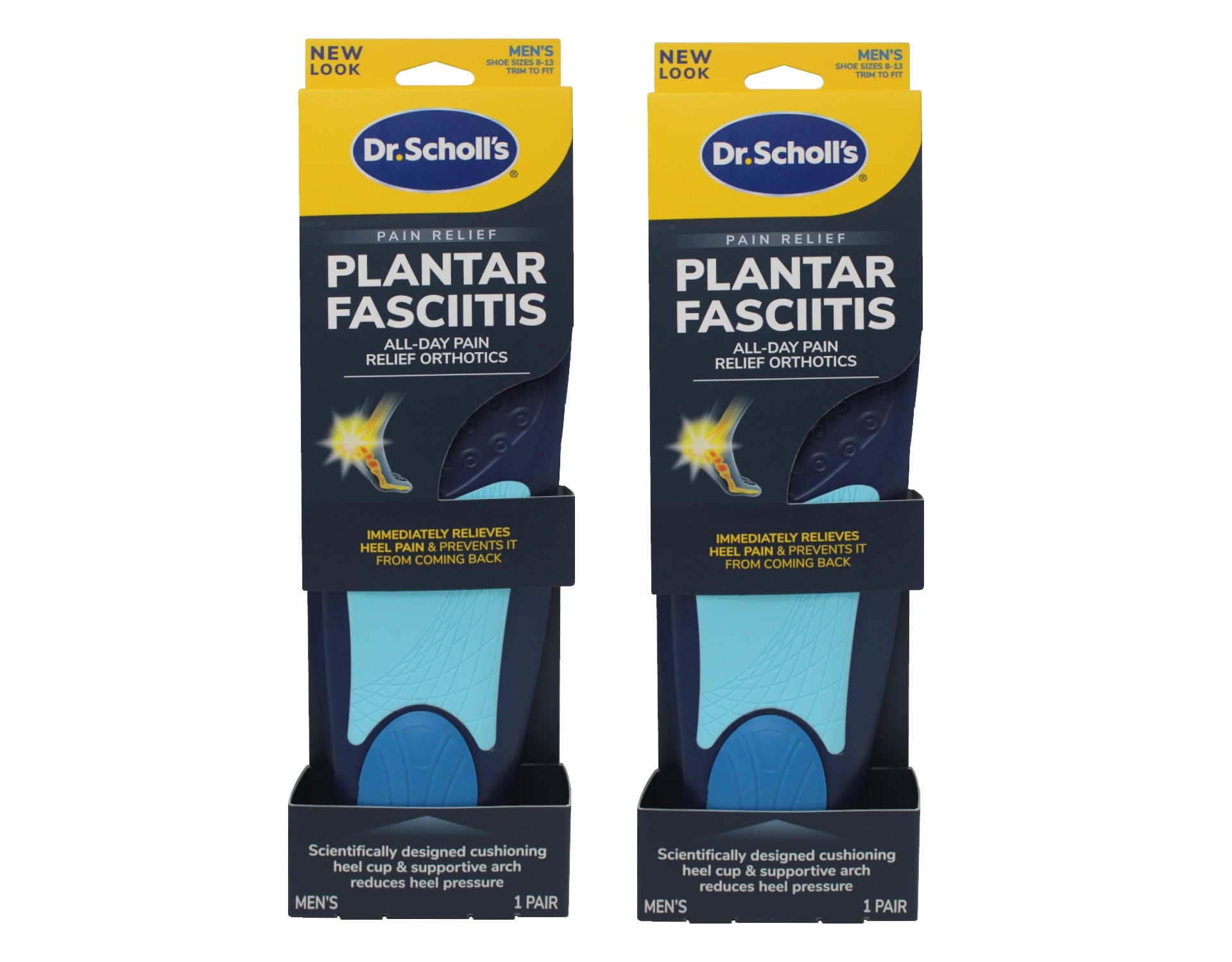 DR SCHOLLS PAIN ORTH PLNT FAS INS MN 1PR