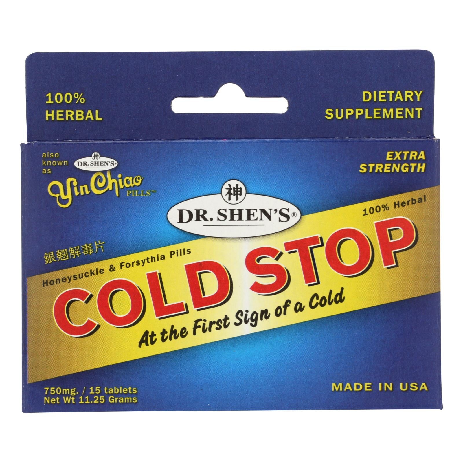 DR. SHEN'S YIN CHIAO COLD & FLU