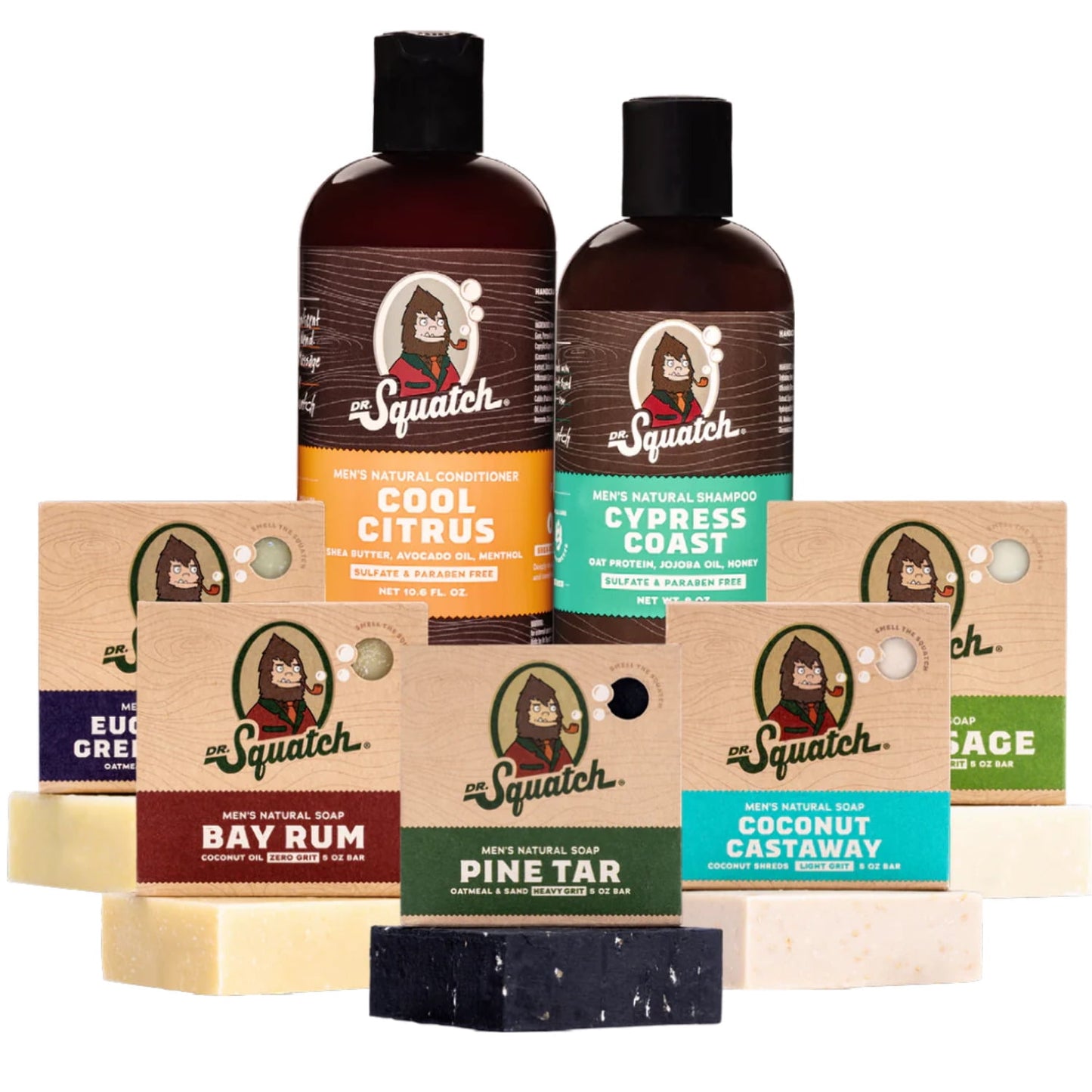 DR. SQUATCH SHAMPOO,COCONUT CASTAWAY