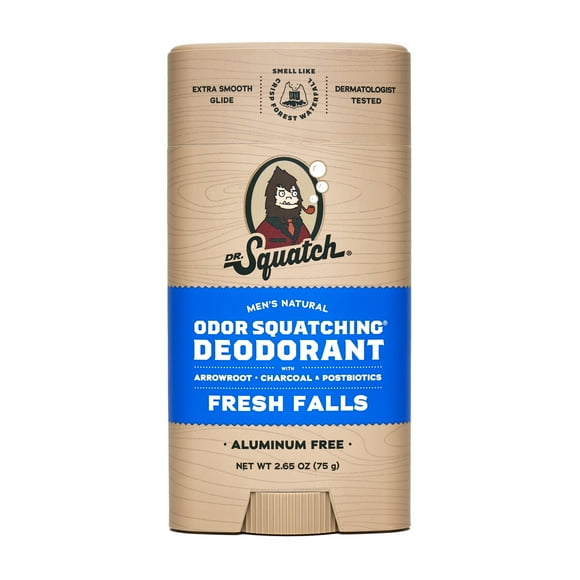 Dr. Squatch Mini Deodorant - Fresh Falls, 0.5 oz