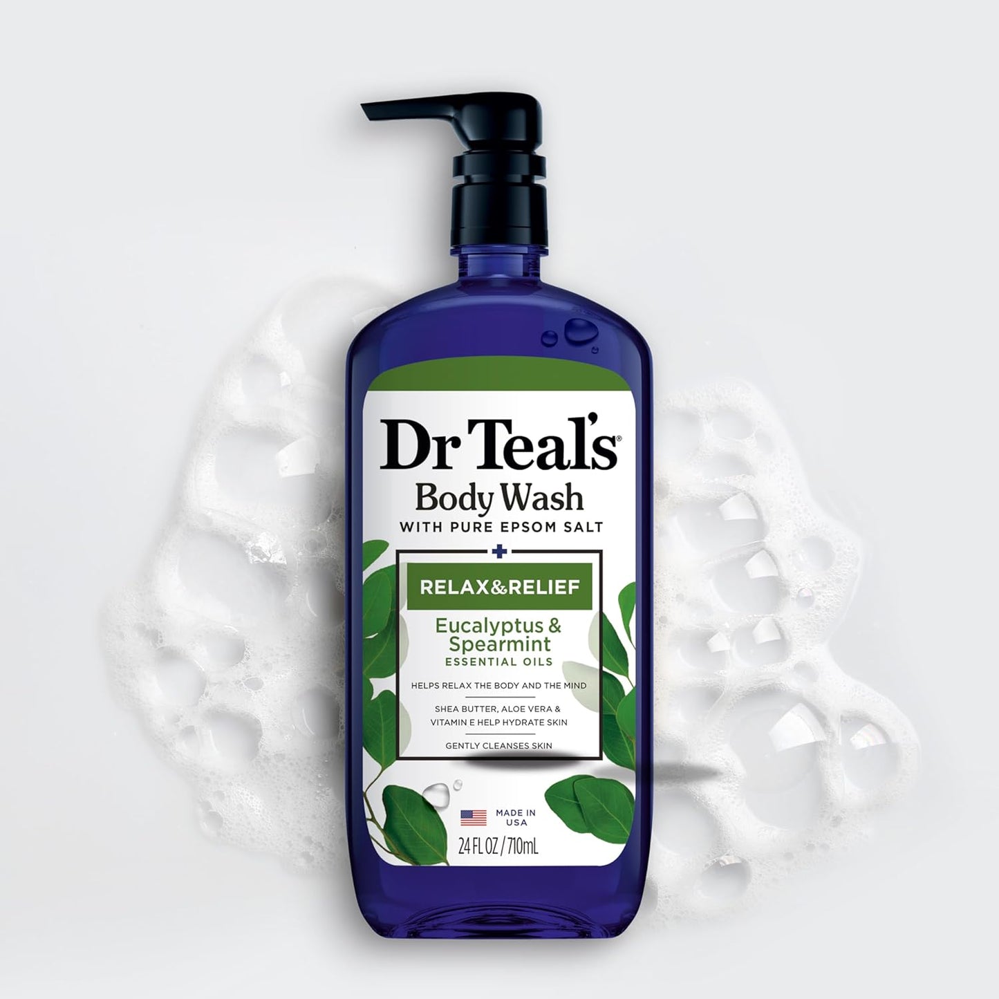 Dr Teals Body Wash Euclyptus/Spearmnt Relax 24oz