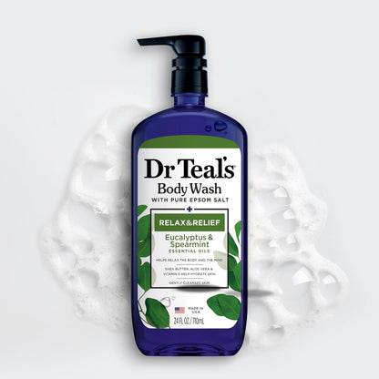 Dr Teals Body Wash Euclyptus/Spearmnt Relax 24oz