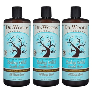 DR. WOODS CASTILE SOAP,PEPPERMINT