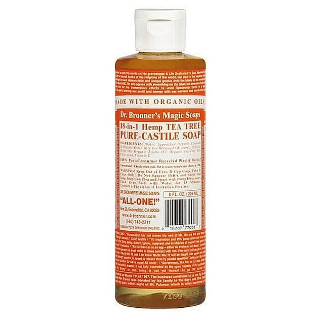 DR. BRONNER'S CASTLE LQ SP,OG3 TEA TREE