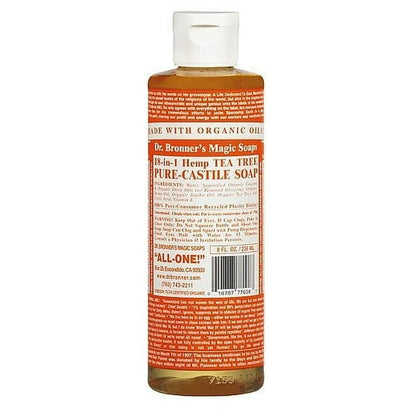 DR. BRONNER'S CASTLE LQ SP,OG3 TEA TREE