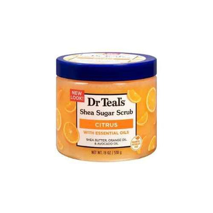 Dr Teals Shea Sugar Scrub Melatonin 19oz Jar