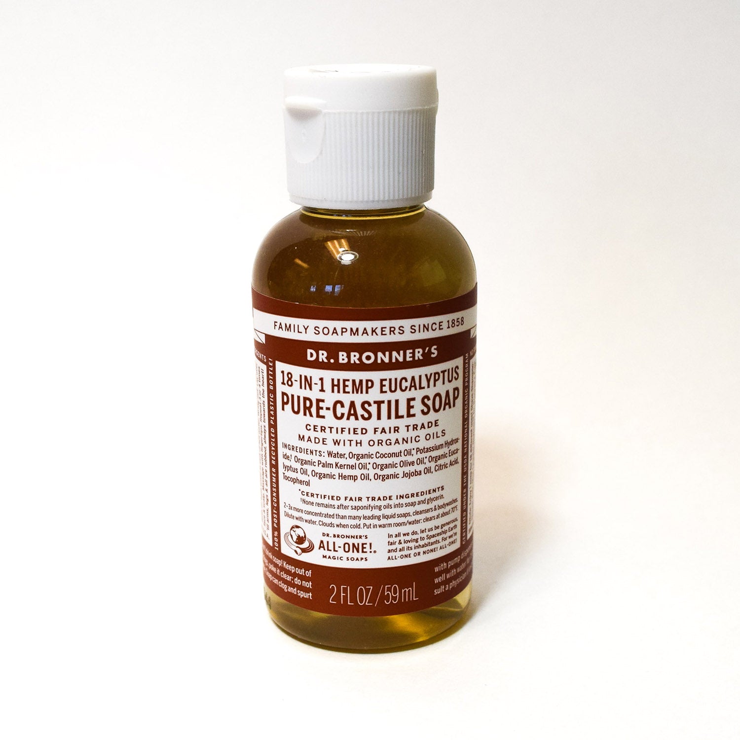Dr. Bronners Eucalyptus 8oz Castile Soap