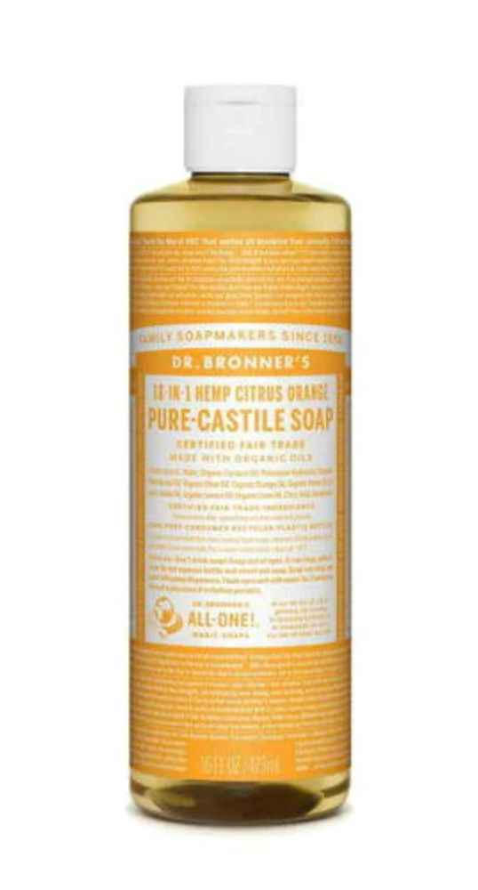 Dr. Bronners Citrus Orange 32oz Castile Soap