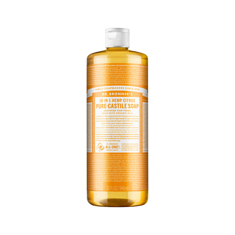 Dr. Bronners Citrus Orange 8oz Castile Soap