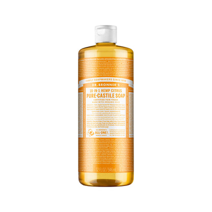 Dr. Bronners Citrus Orange 8oz Castile Soap