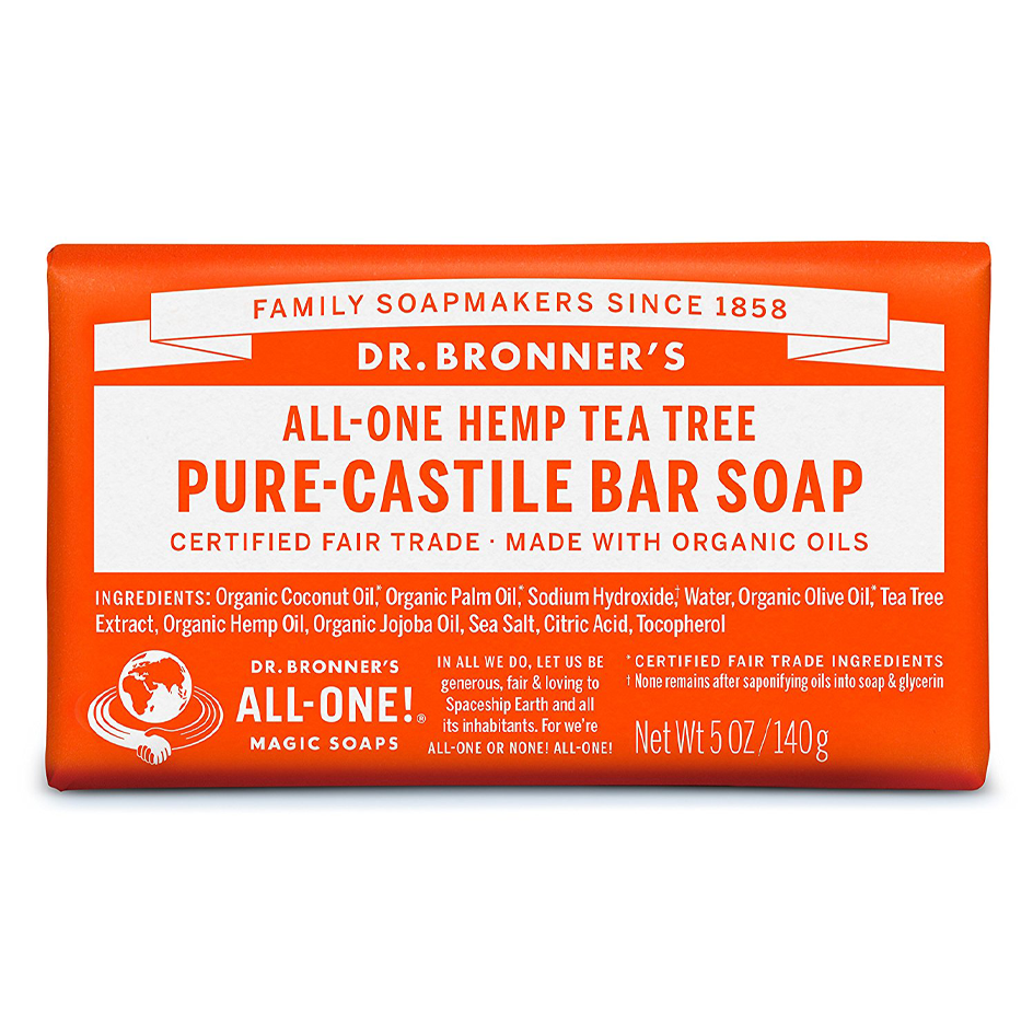 Dr. Bronners Tea Tree 2oz (12in) Castile Soap