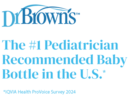 Dr Brown's Level 3 Narrow Baby Bottle Silicone Nipple - Medium-Fast Flow, 2 count